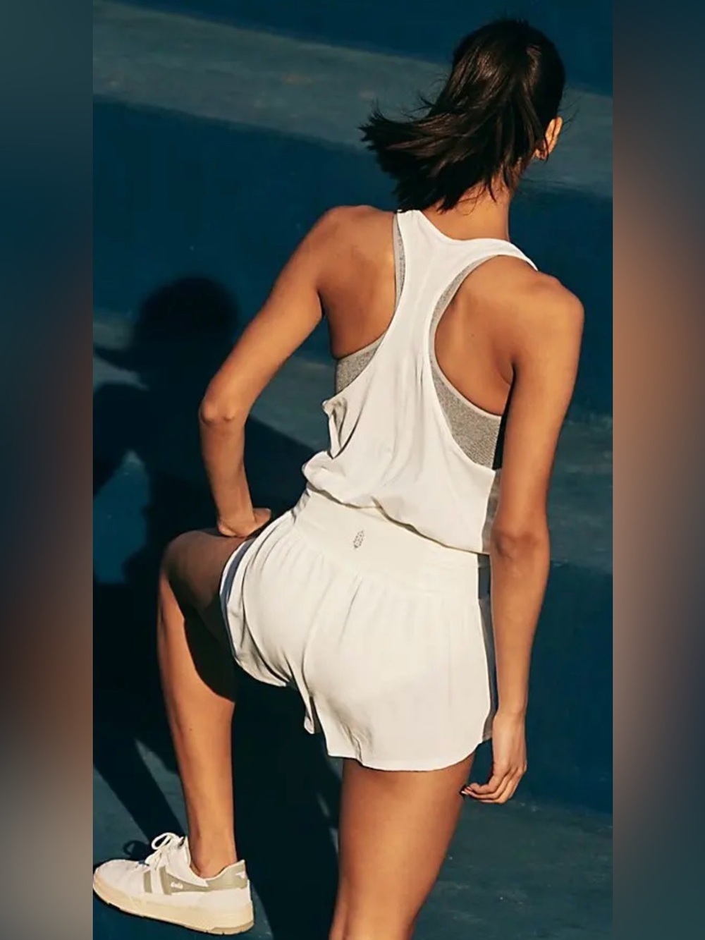 FP Movement by Free People White Athletic Tank & Shorts - Picture 2 of 10